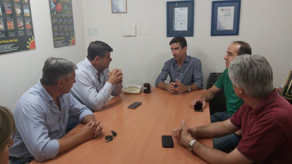 Abed acompañó a productores de Alvear