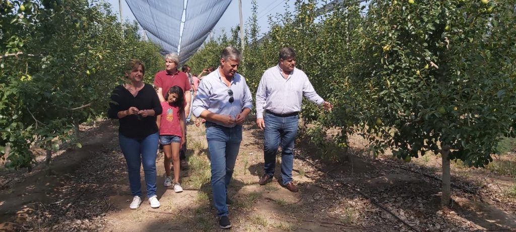 Abed acompañó a productores de Alvear