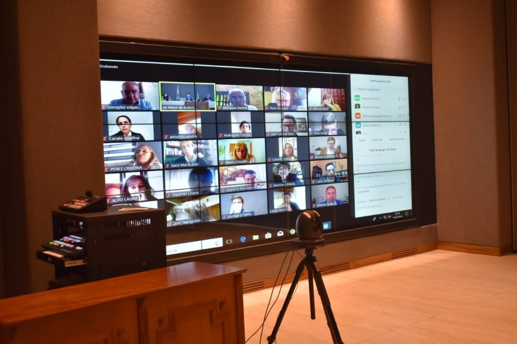 primera apertura de sesiones en el edificio histórico a la Asamblea online