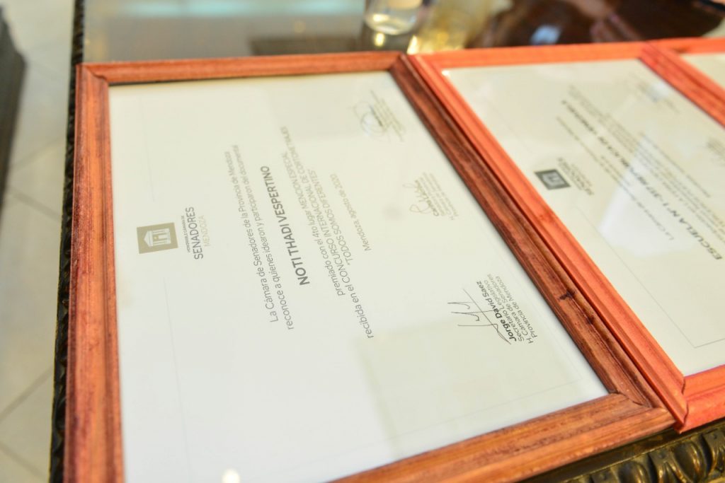La Legislatura otorgó reconocimientos aprobados durante el 2020
