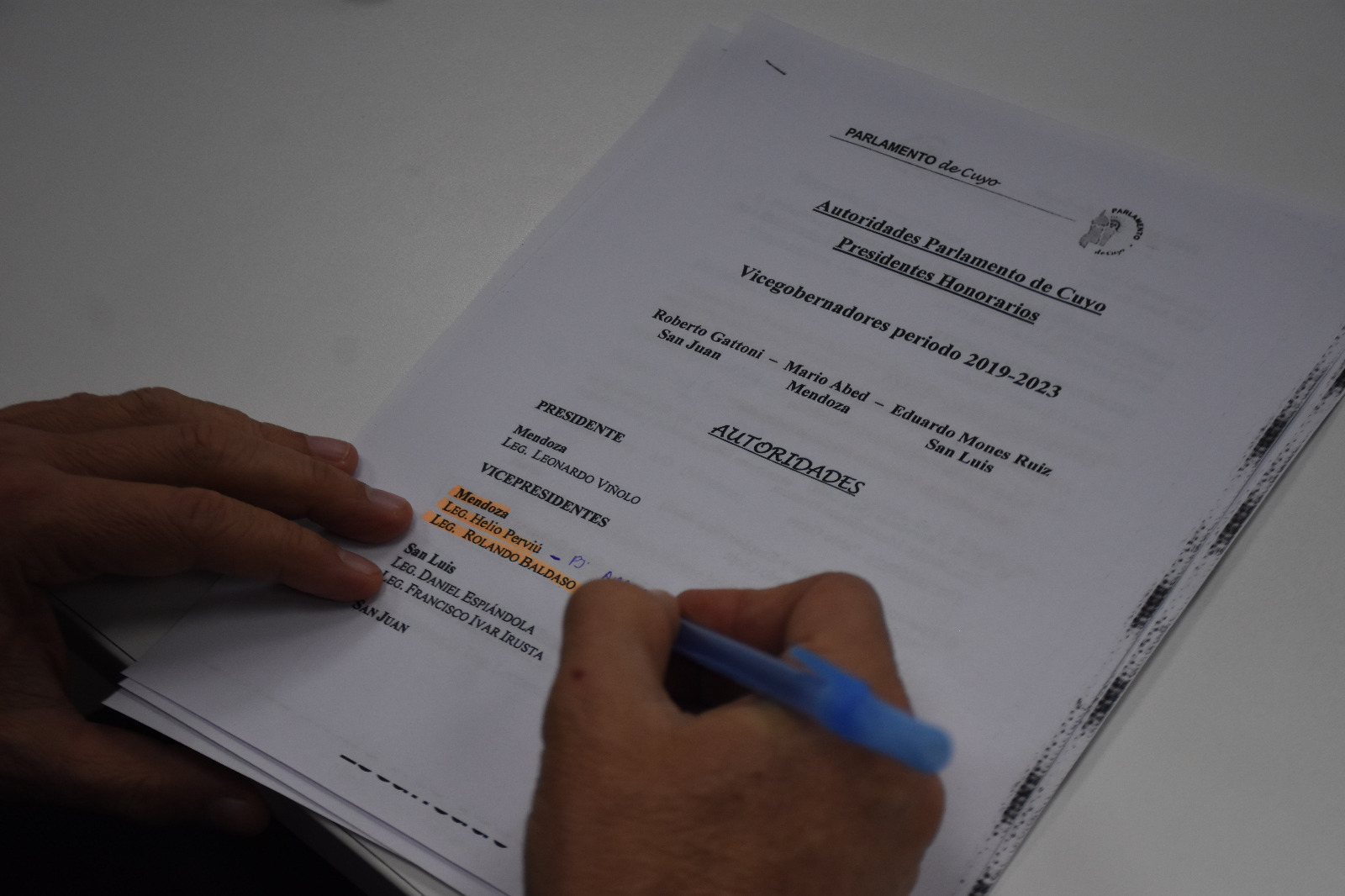 Definen a las autoridades mendocinas del Parlamento de Cuyo