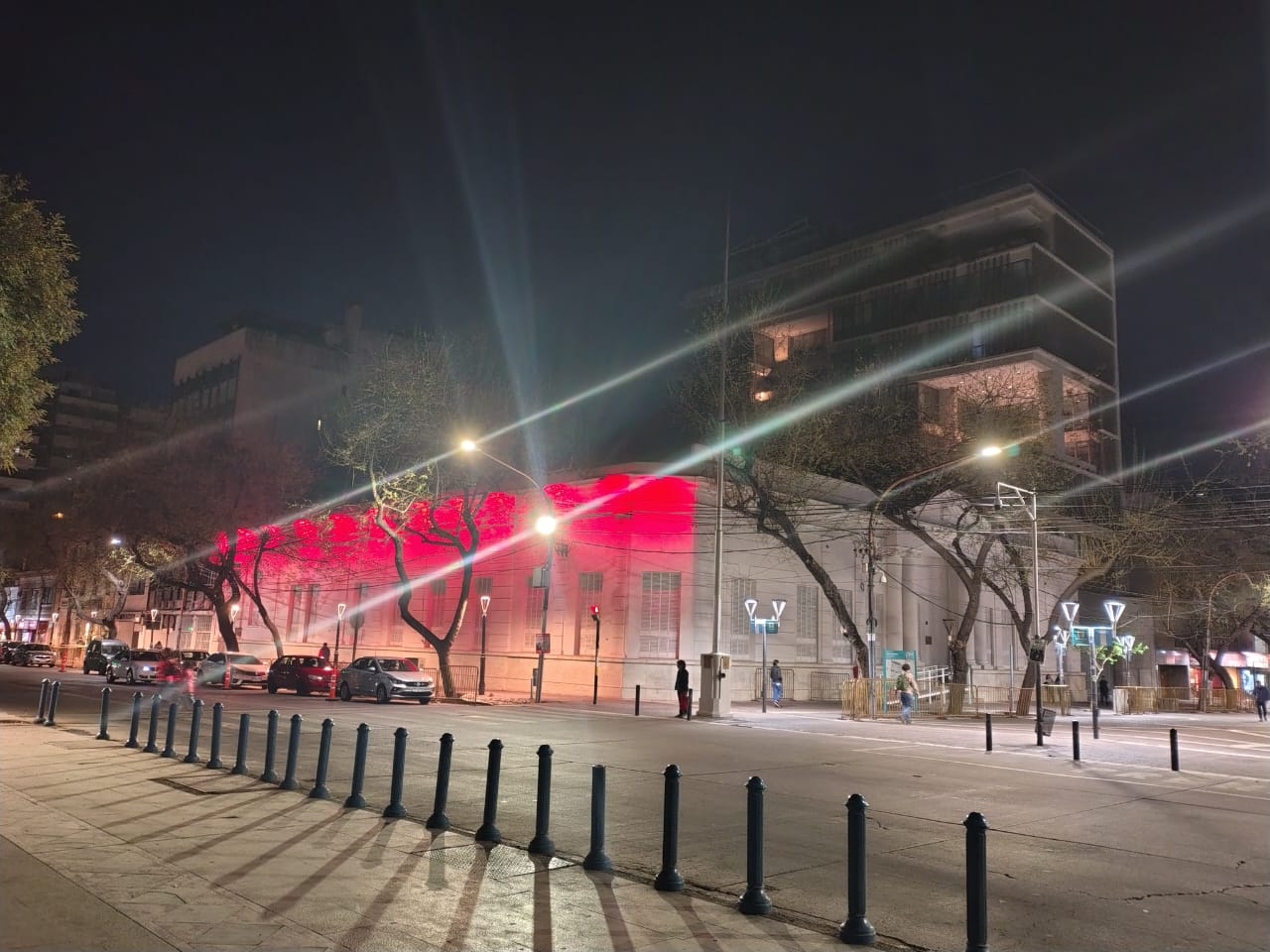 La Legislatura de Mendoza se iluminó de rojo para concientizar sobre la Distrofia Muscular de Duchenne