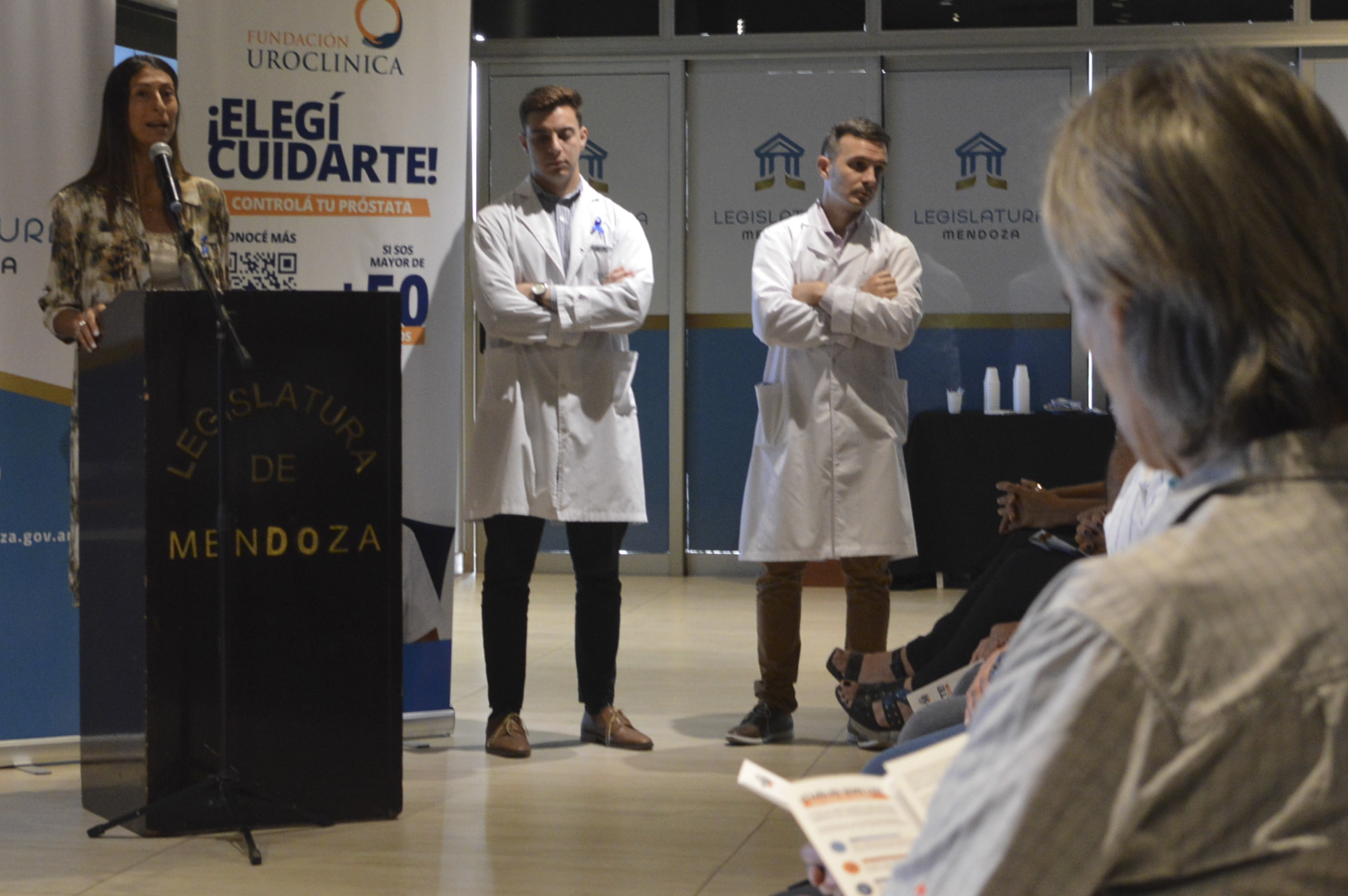 Concientizan sobre el cáncer de próstata en la Legislatura Provincial